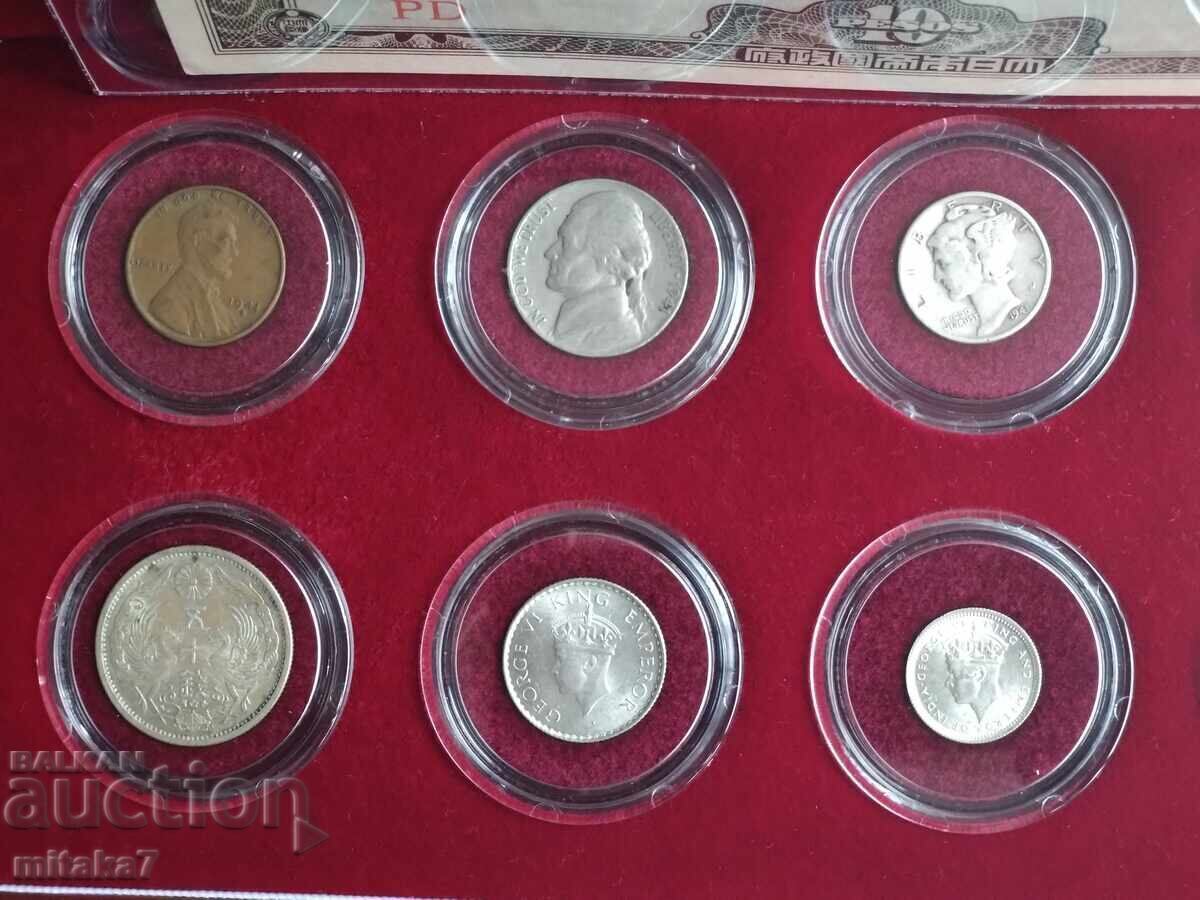 Licitație Set de monede - Pearl Harbor Licitație Set de monede - Pearl Harbor