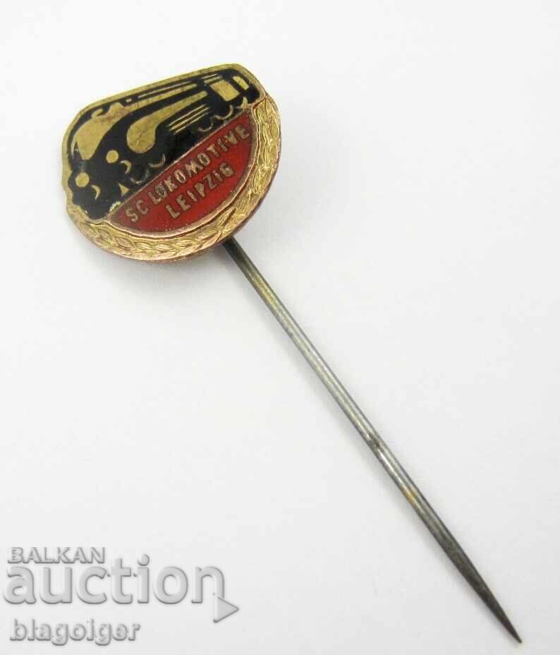 Παλαιό Έμβλημα Ποδοσφαίρου - Λοκομοτίβ Λειψίας - Γερμανία - Σμάλτο με τιμή 18.99 BGN | € 9.71