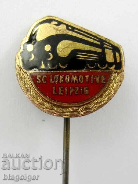 Παλαιό Έμβλημα Ποδοσφαίρου - Λοκομοτίβ Λειψίας - Γερμανία - Σμάλτο