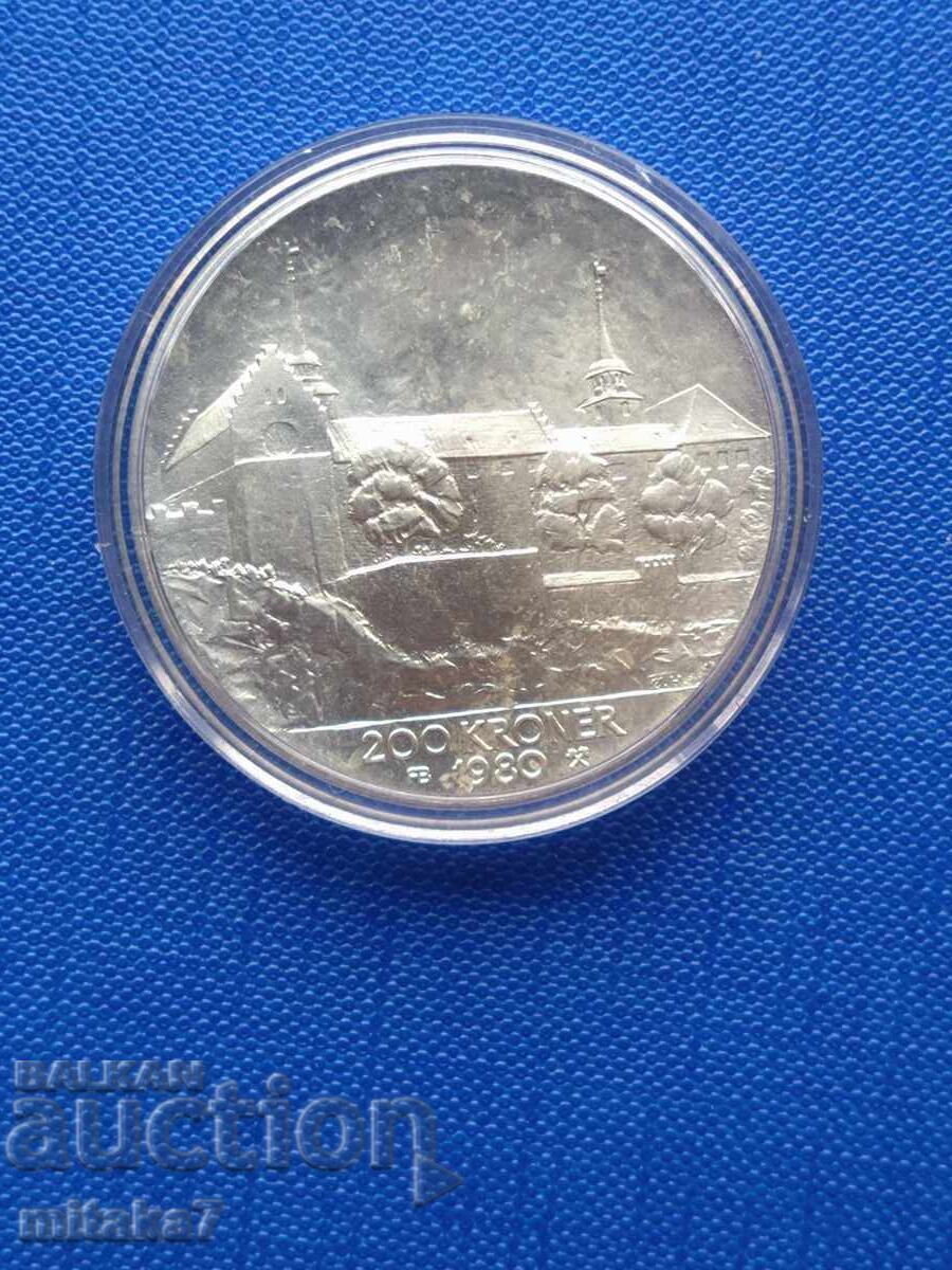200 крони 1980 година, Норвегия 200 крони 1980 година, Норвегия