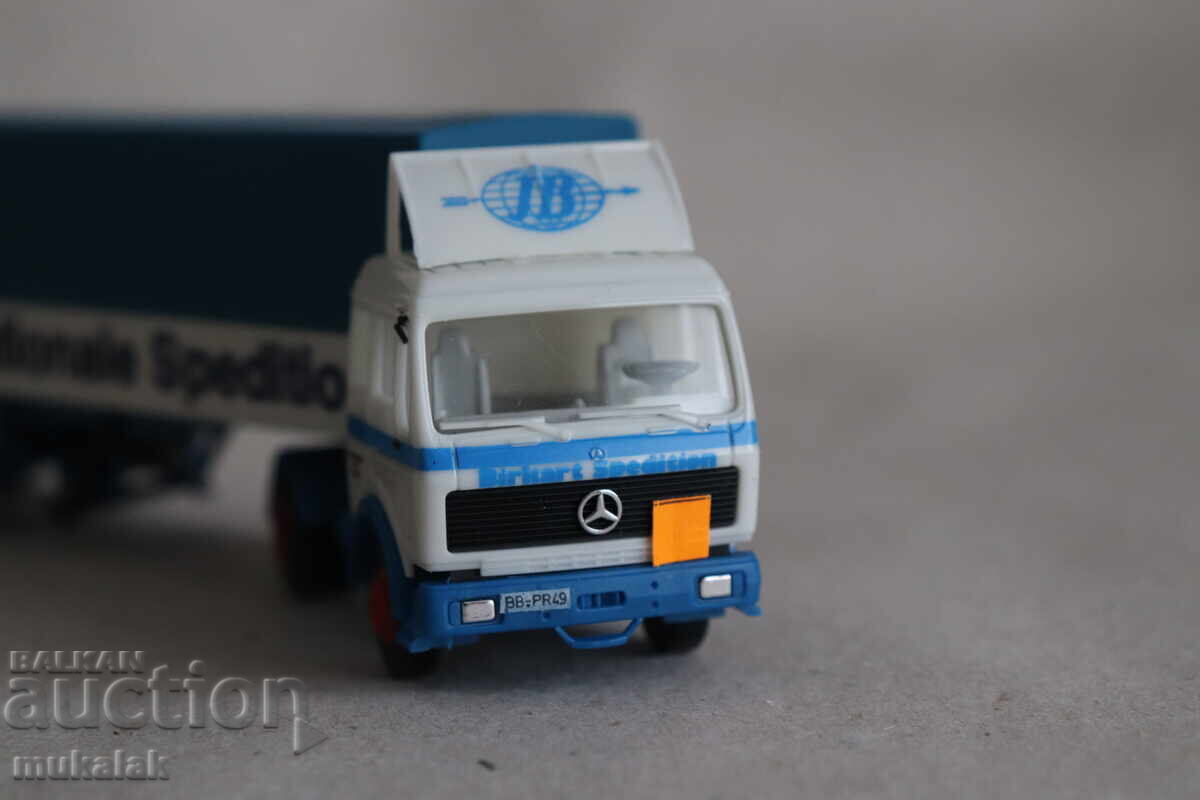 HERPA 1:87 H0 MERCEDES BENZ CAMION TIR MODEL MAȘINUȚĂ - 6