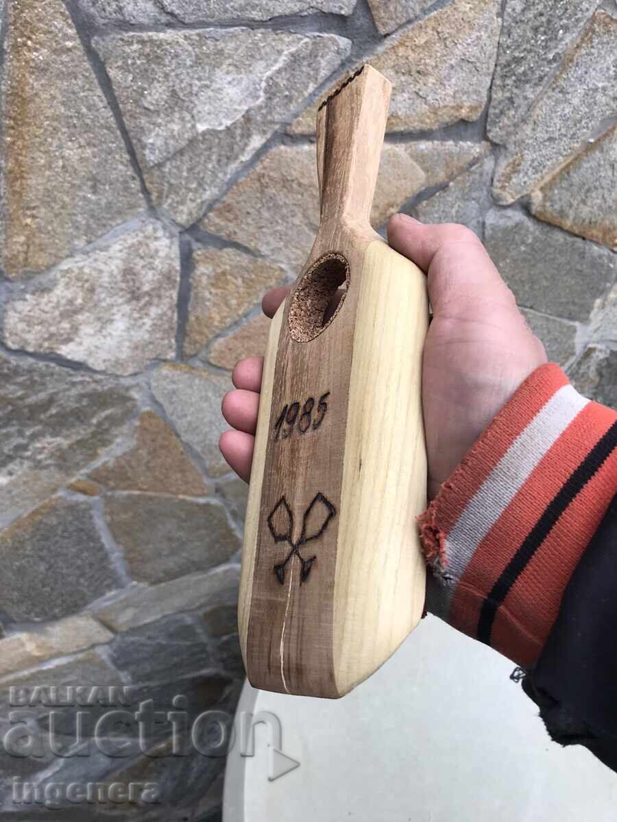 Wine rack walnut and acacia for anniversary - 1985 - 5 Wine rack walnut and acacia for anniversary - 1985 - 5