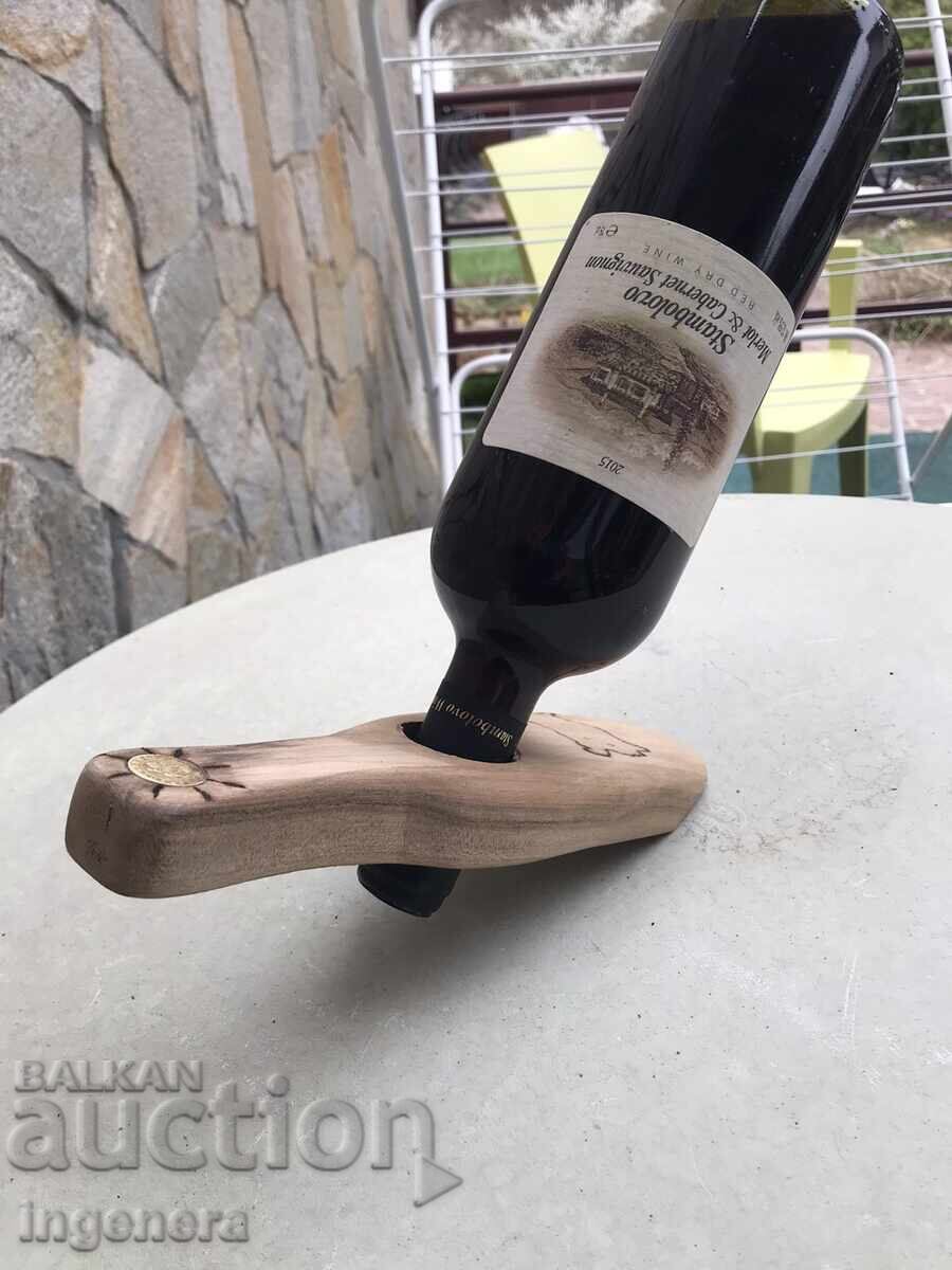 Wine Rack Walnut Wood - 5 Wine Rack Walnut Wood - 5