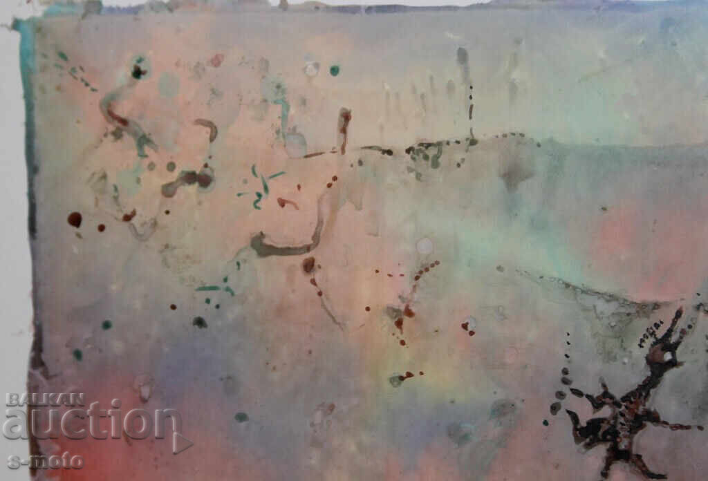 Αφηρημένη ακουαρέλα υπογεγραμμένη, 1984 - 7