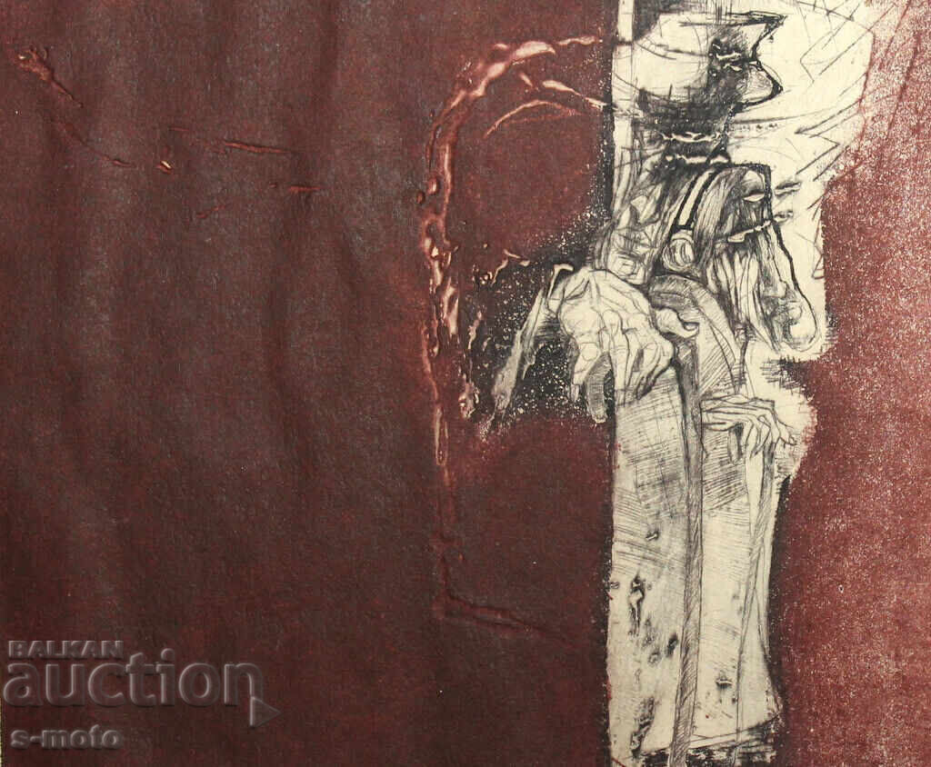 Доставка на Нели Сандева графика смесена техника 1988 г.