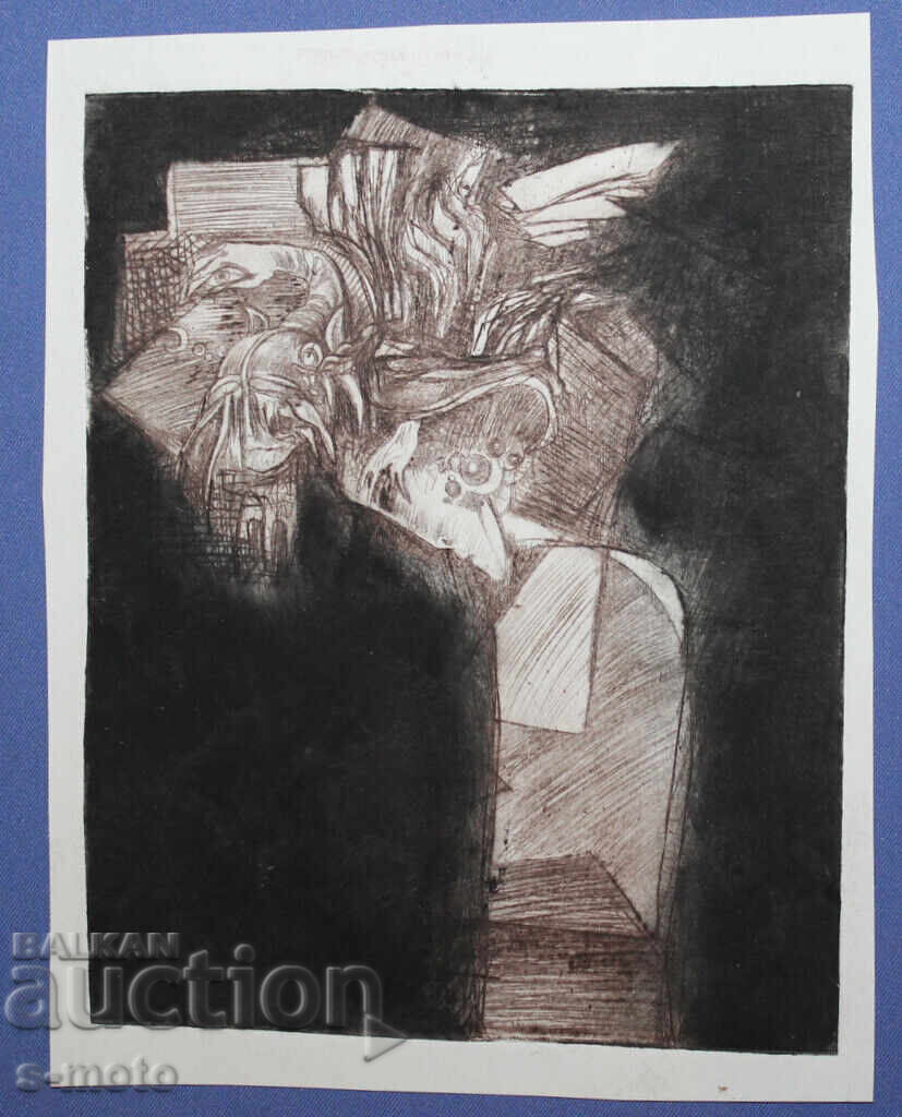 Auction Neli Sandeva Drypoint Graphics Auction Neli Sandeva Drypoint Graphics