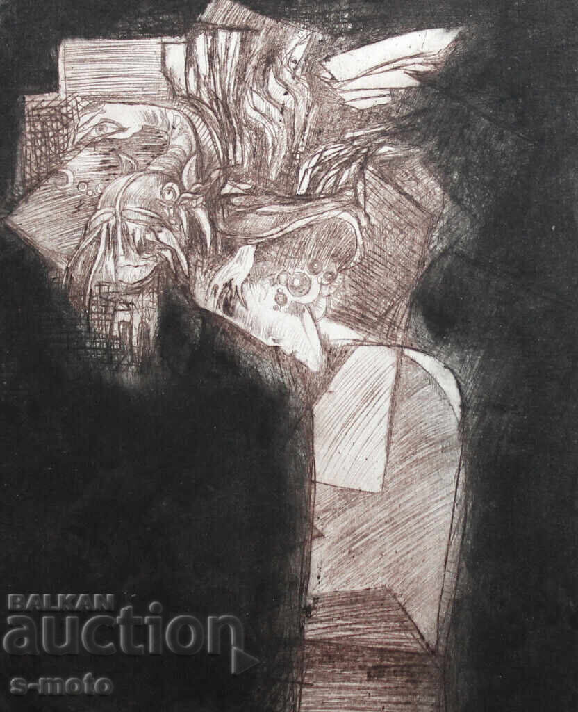 Delivery of Neli Sandeva Drypoint Graphics Delivery of Neli Sandeva Drypoint Graphics