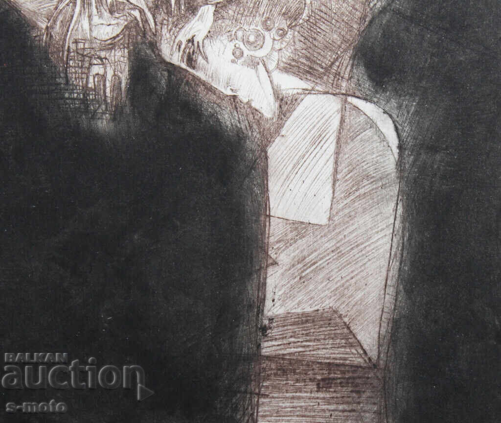 Neli Sandeva Drypoint Graphics - 6 Neli Sandeva Drypoint Graphics - 6