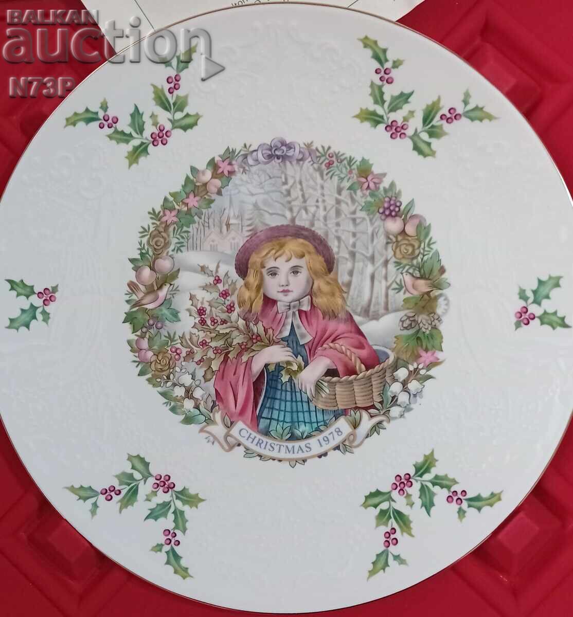 Licitație FARFURIE. COLECȚIE. MERRY CHRISTMAS. 1978