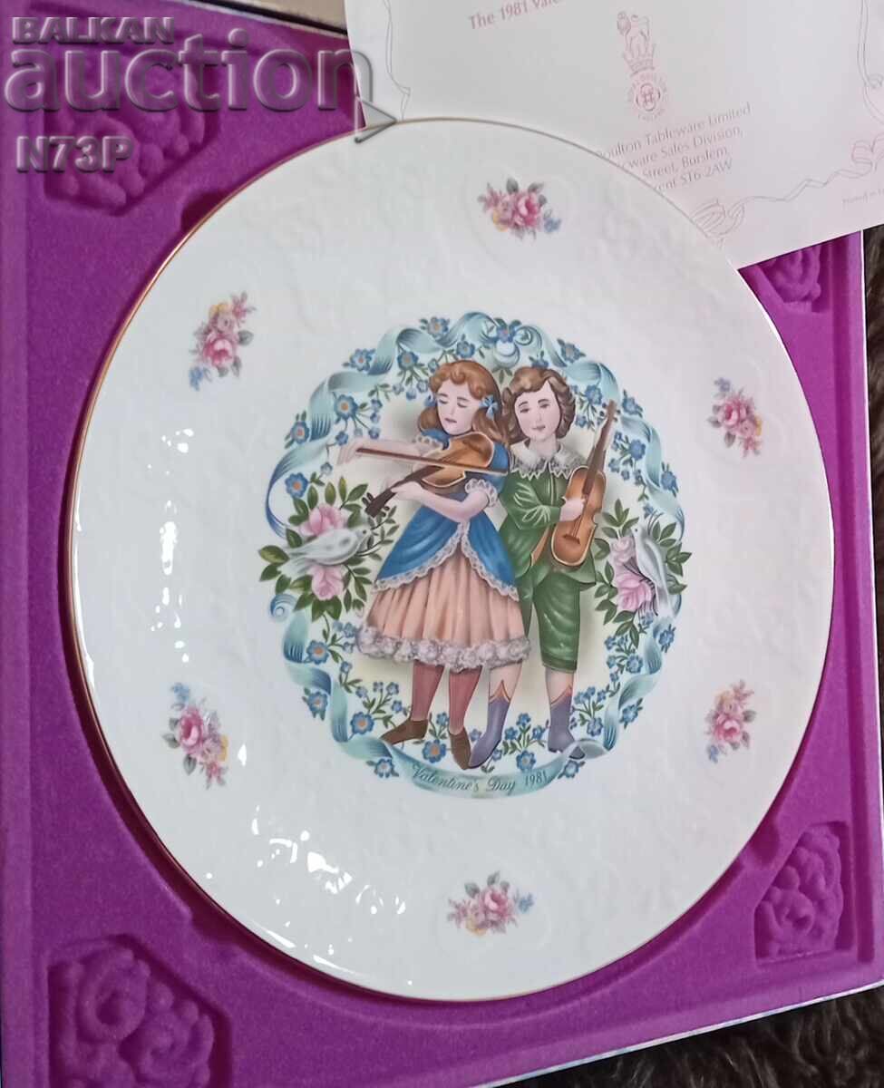 FARFURIE DE PORȚELAN. COLECȚIE. SF. VALENTIN. 1981 - 5