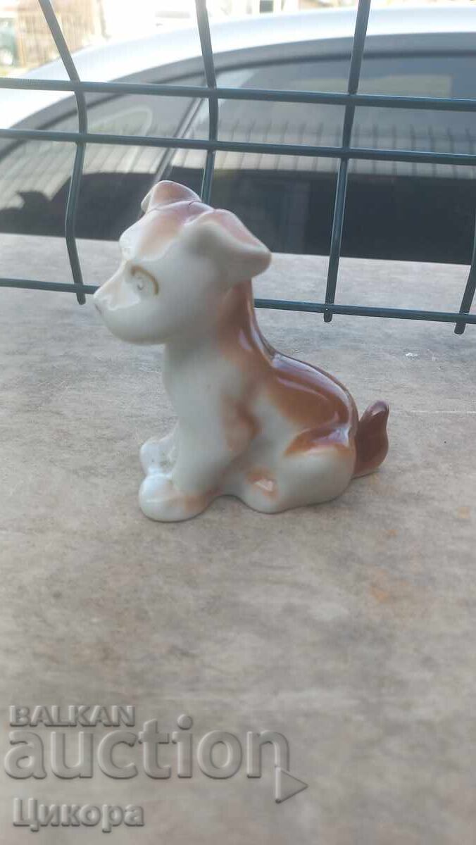 Ρωσικό πορσελάνινο σκυλάκι φιγούρα αγαλματάκι με τιμή 50.00 BGN | € 25.56