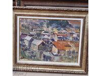 "Panair"-V. Kŭdrinova(1904-1986), ulei, 40x56cm, certificat