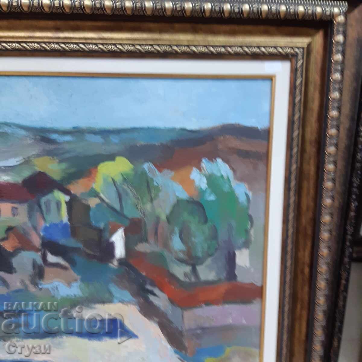 "Peisaj din Rodopi" de Nadejda Kalcheva, ulei, 47x57cm - 6 "Peisaj din Rodopi" de Nadejda Kalcheva, ulei, 47x57cm - 6