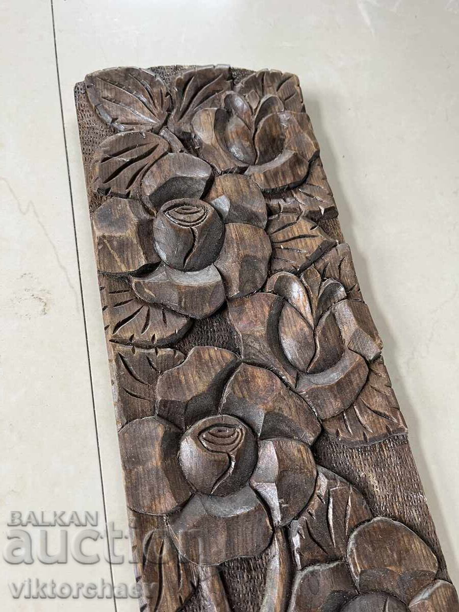 Delivery of Large Wood Carving for Wall 100 cm Handmade Delivery of Large Wood Carving for Wall 100 cm Handmade