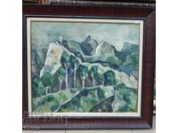 Peisaj montan - M. Budinov, ulei, 46 x 54cm