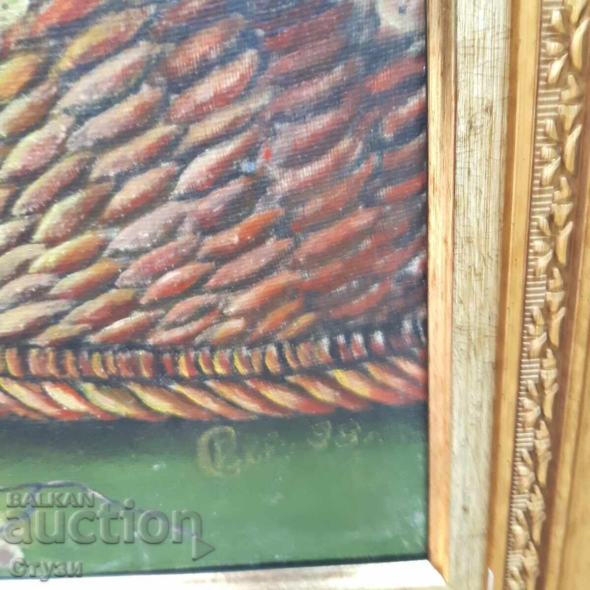 Painting "Still Life" (1998) by artist SV, oil, 49 x 68 cm with price 560.00 BGN | € 286.32 Painting "Still Life" (1998) by artist SV, oil, 49 x 68 cm with price 560.00 BGN | € 286.32