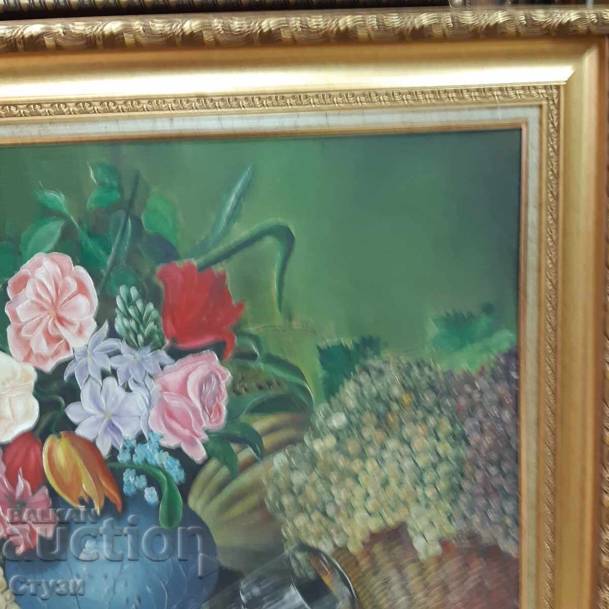 Painting "Still Life" (1998) by artist SV, oil, 49 x 68 cm - 5 Painting "Still Life" (1998) by artist SV, oil, 49 x 68 cm - 5