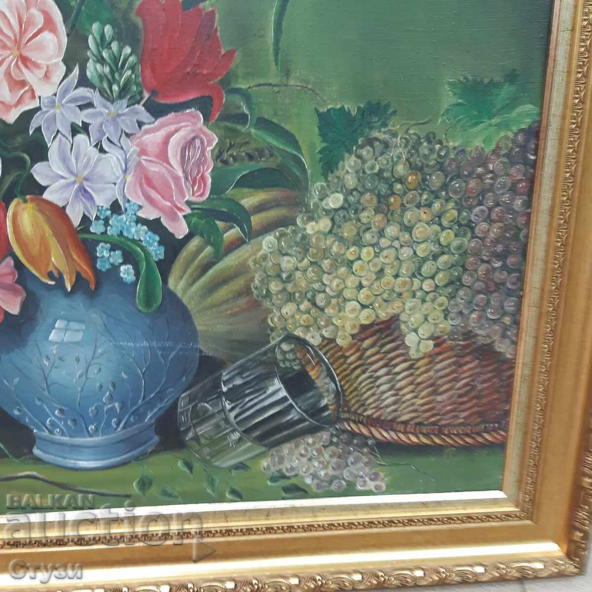 Painting "Still Life" (1998) by artist SV, oil, 49 x 68 cm - 6 Painting "Still Life" (1998) by artist SV, oil, 49 x 68 cm - 6