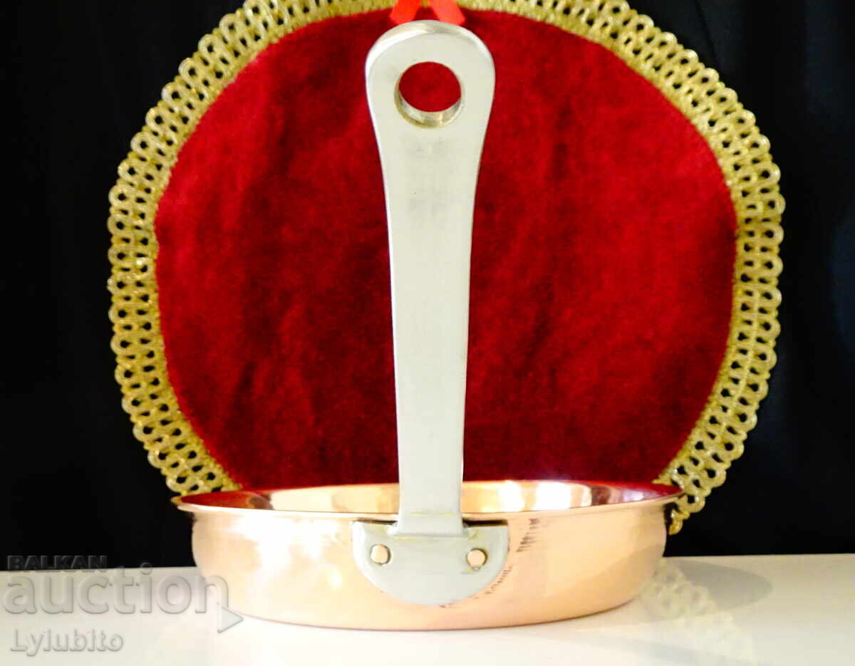 Меден тиган,ръчно кован - 5