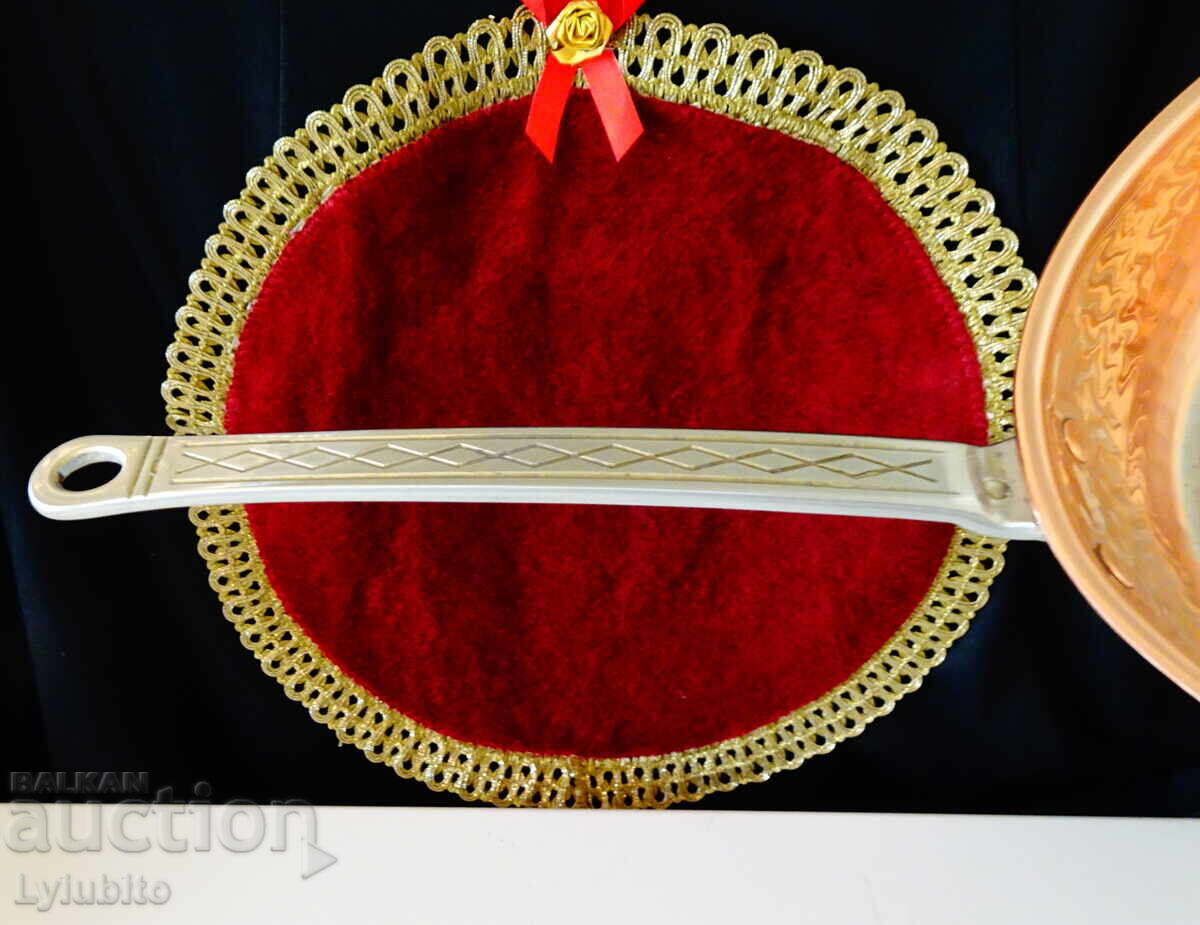 Меден тиган,ръчно кован - 6