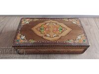 Cutie din lemn pirograf pentru colecționari