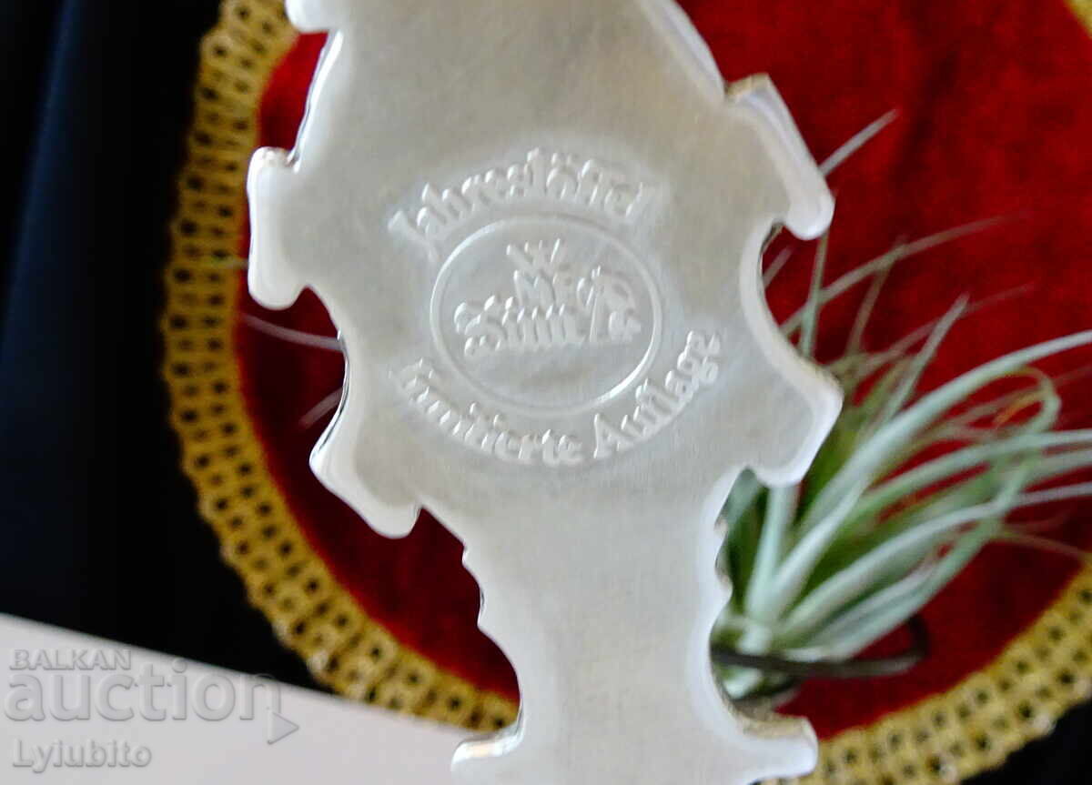 Tin spoon 94 g, castle, tin wedding - 5 Tin spoon 94 g, castle, tin wedding - 5