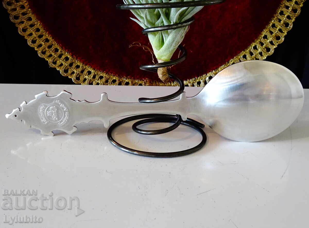 Tin spoon 94 g, castle, tin wedding - 7 Tin spoon 94 g, castle, tin wedding - 7