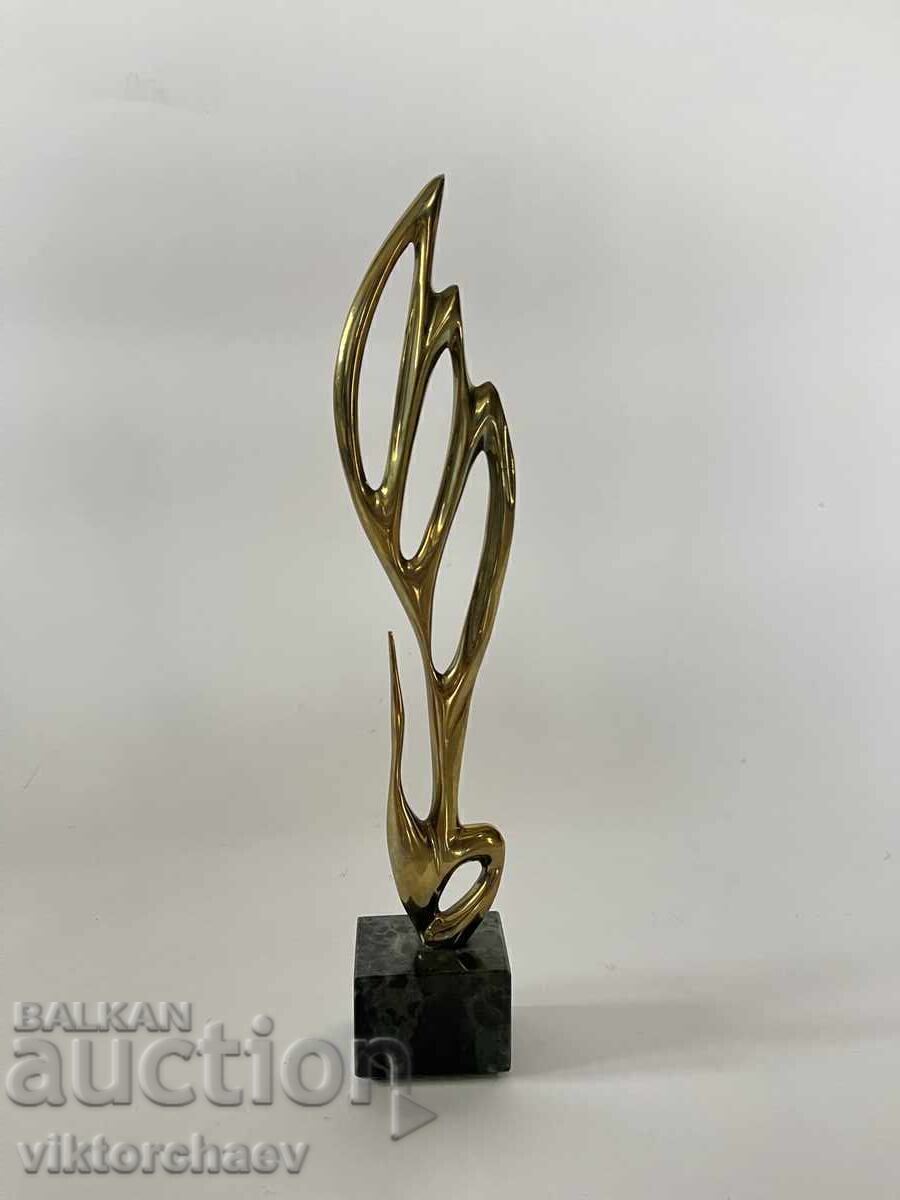 Bogdan Bondikov Bronze Sculpture - "Bird" Bronze