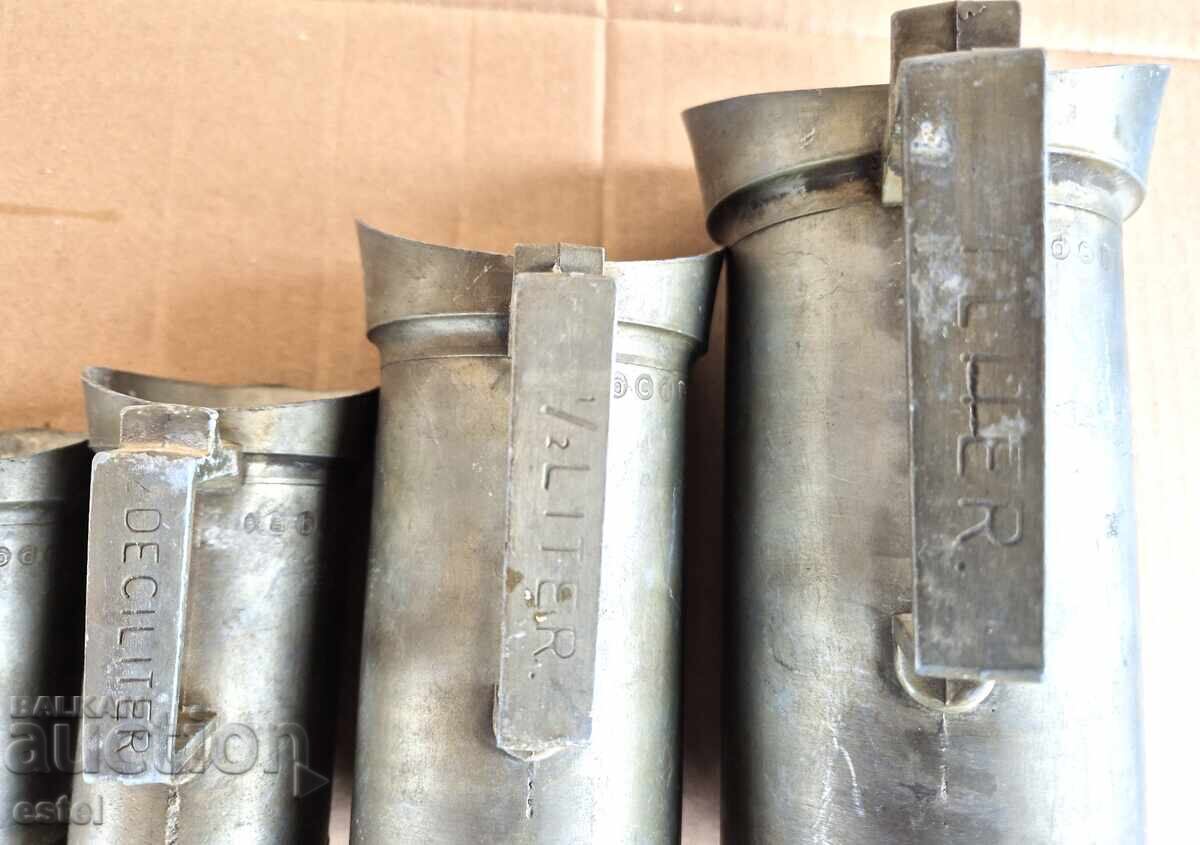 Σετ παλαιών μέτρων υγρών - 6 Σετ παλαιών μέτρων υγρών - 6