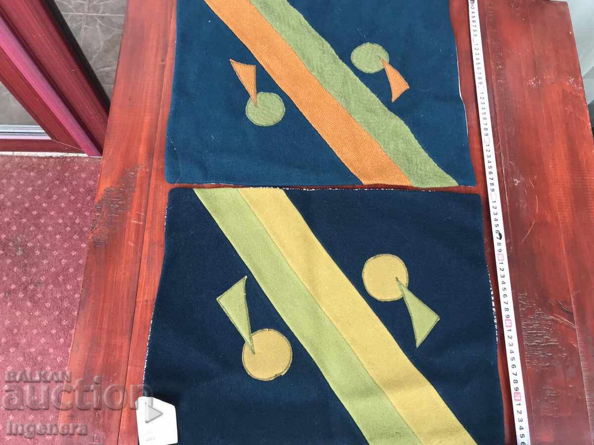 OLD PILLOWCASE ANTIQUE PILLOW PAIR LABEL - 2 PCS OLD PILLOWCASE ANTIQUE PILLOW PAIR LABEL - 2 PCS