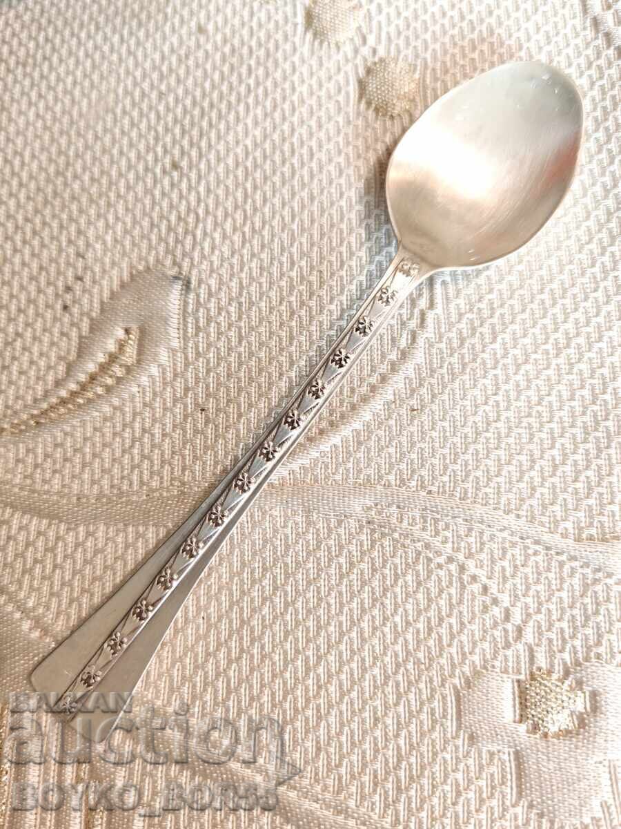 Prekrasno Παλαιό Ρωσικό Σοβιετικό Ασημένιο Κουταλάκι