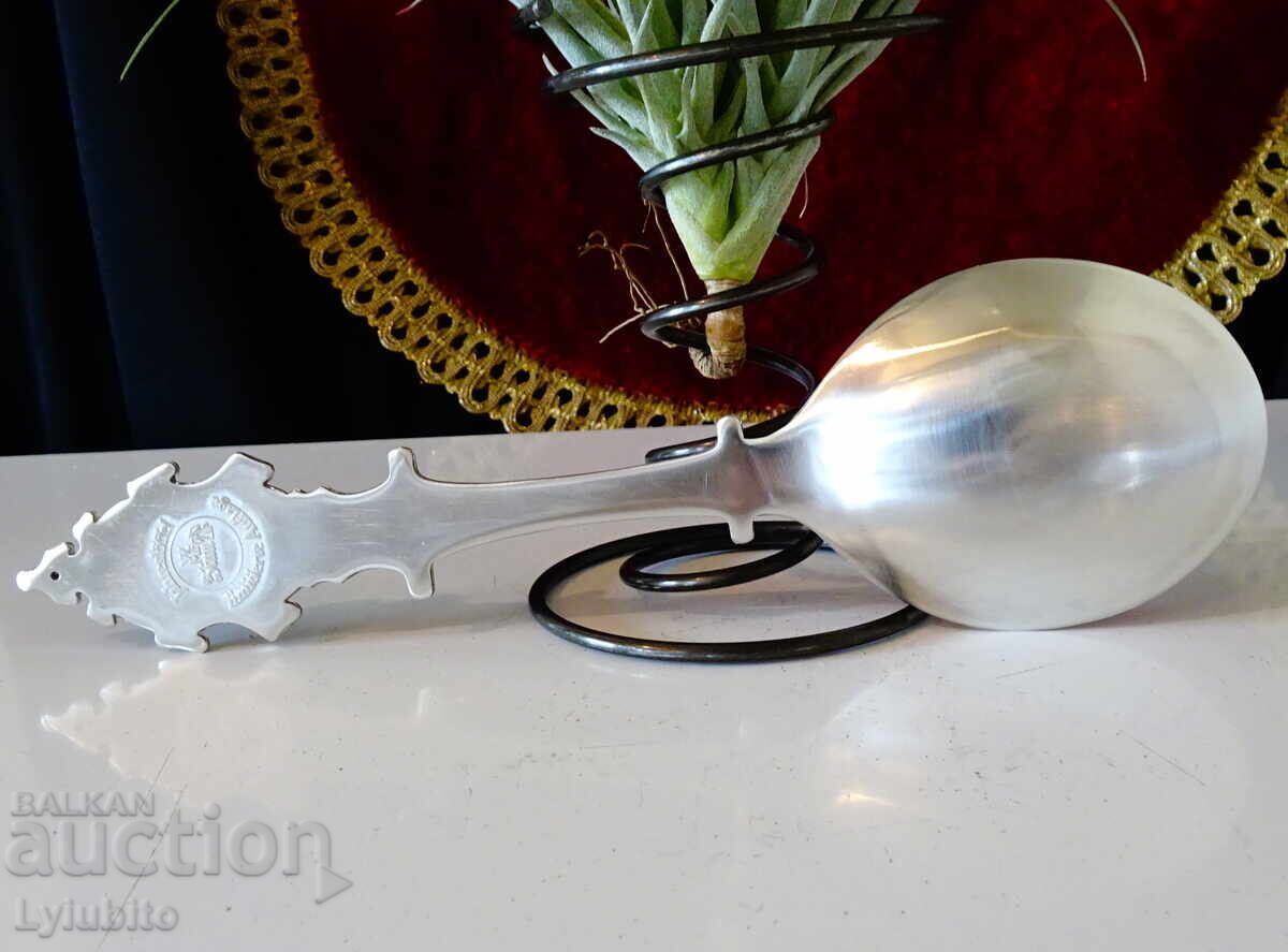 Delivery of Tin spoon 95 g, castle, tin wedding Delivery of Tin spoon 95 g, castle, tin wedding