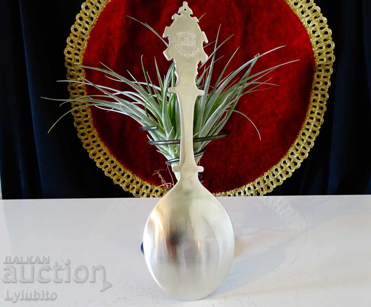 Παράδοση Κουτάλι από κασσίτερο 90 γρ., κάστρο, γαμήλια επέτειος κασσιτέρου