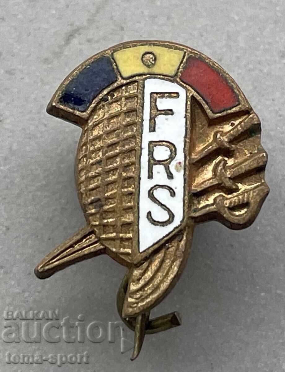 1494 Румъния знак Румънска федерация фехтовка емайл 1494 Румъния знак Румънска федерация фехтовка емайл