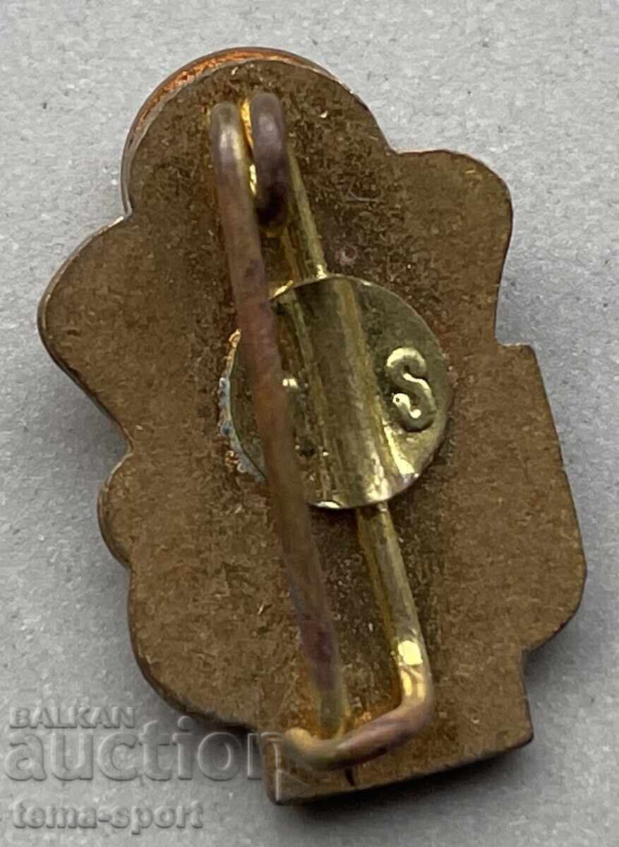 1495 Ρουμανία Σημάδι Ρουμανικής Ομοσπονδίας Μπάσκετ Σμάλτο με τιμή 5.00 BGN | € 2.56