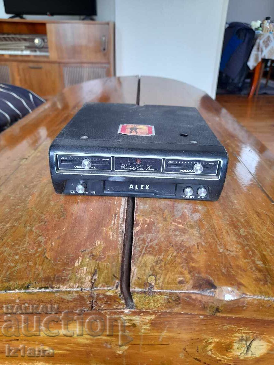 Old car radio Alex