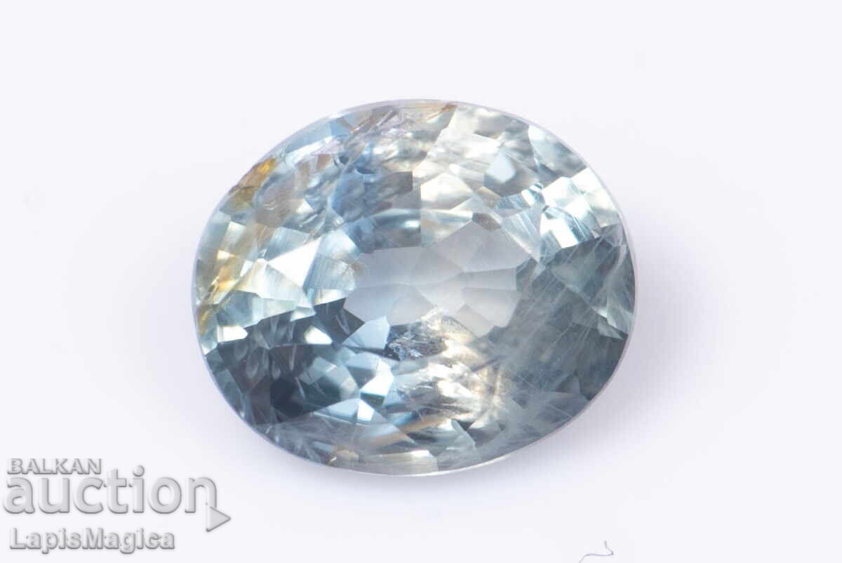 Μπλε ζαφείρι 0.57ct ακατέργαστο οβάλ σχήμα