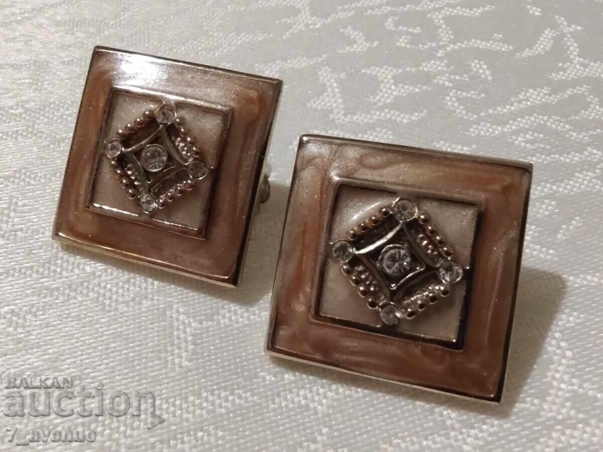Earrings - clip-on, 70s, beautiful, elegant, 27.03.25 - 5 Earrings - clip-on, 70s, beautiful, elegant, 27.03.25 - 5