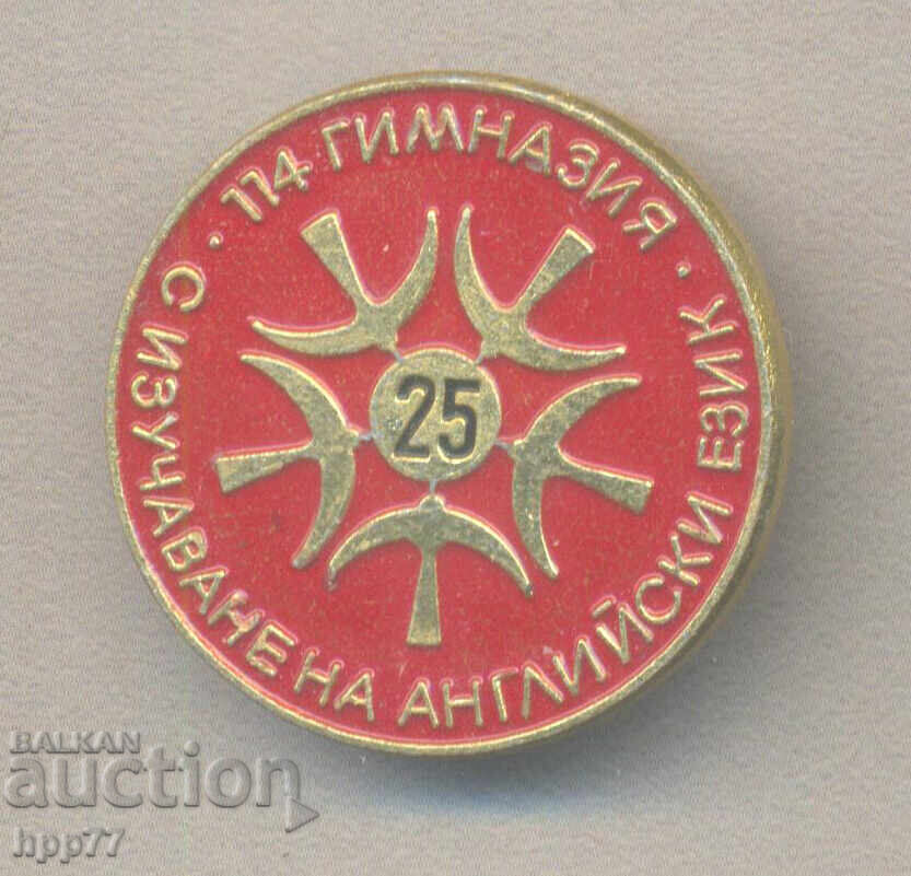 Rare Badge 25 Years 114 High School Sofia Rare Badge 25 Years 114 High School Sofia