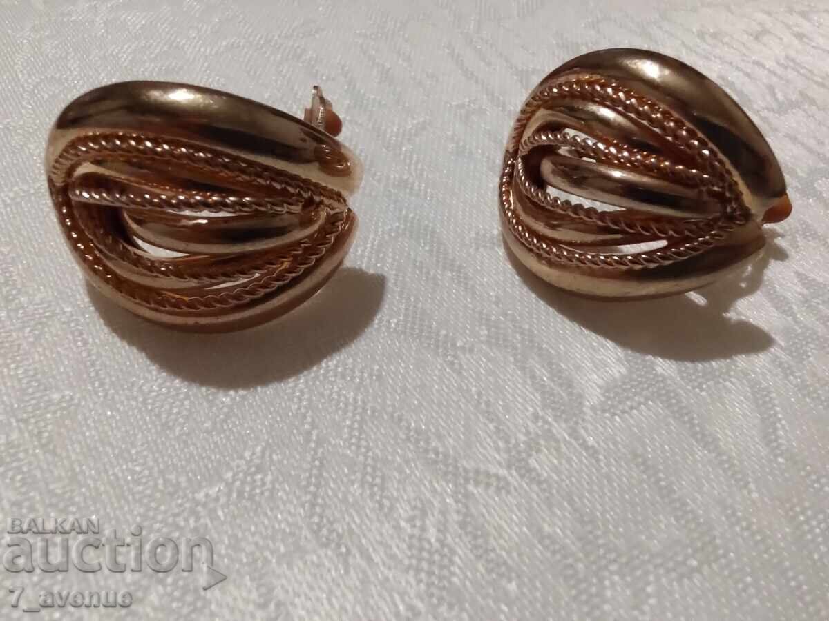 Auction Earrings - clip-on, 70s, beautiful, elegant, 27.03.25 Auction Earrings - clip-on, 70s, beautiful, elegant, 27.03.25