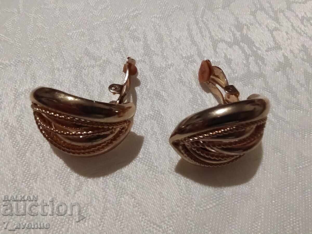 Earrings - clip-on, 70s, beautiful, elegant, 27.03.25 - 5 Earrings - clip-on, 70s, beautiful, elegant, 27.03.25 - 5