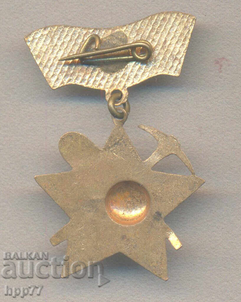 Semn de brigadă rar, emailat cu preț 2.50 BGN | € 1.28 Semn de brigadă rar, emailat cu preț 2.50 BGN | € 1.28