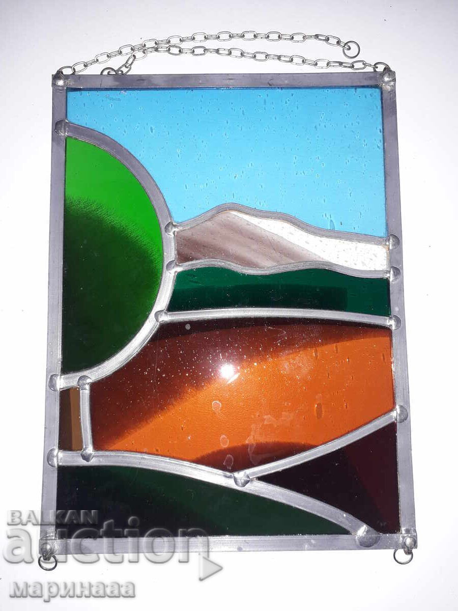 МАСИВЕН ВИТРАЖ, ПАНО. СТЪКЛО, ЦИНК с цена 9.00 лв. | € 4.60 МАСИВЕН ВИТРАЖ, ПАНО. СТЪКЛО, ЦИНК с цена 9.00 лв. | € 4.60