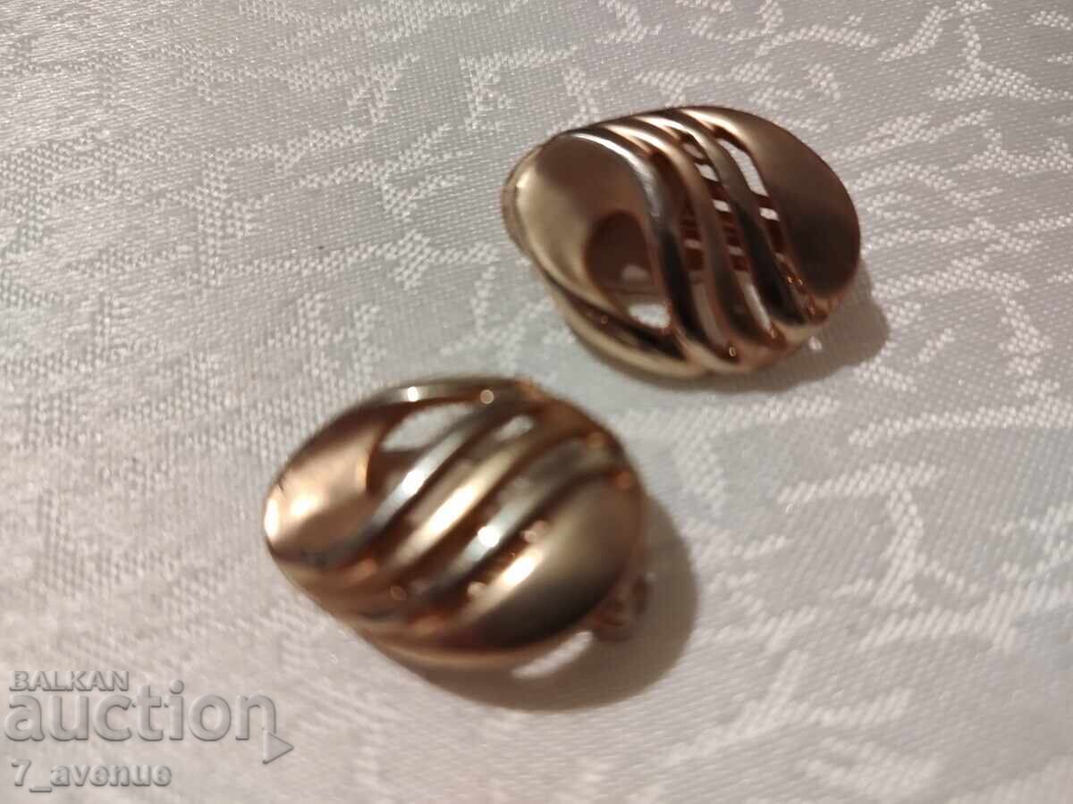 Auction  Earrings - clip-on, 70s, beautiful, elegant, 27.03.25