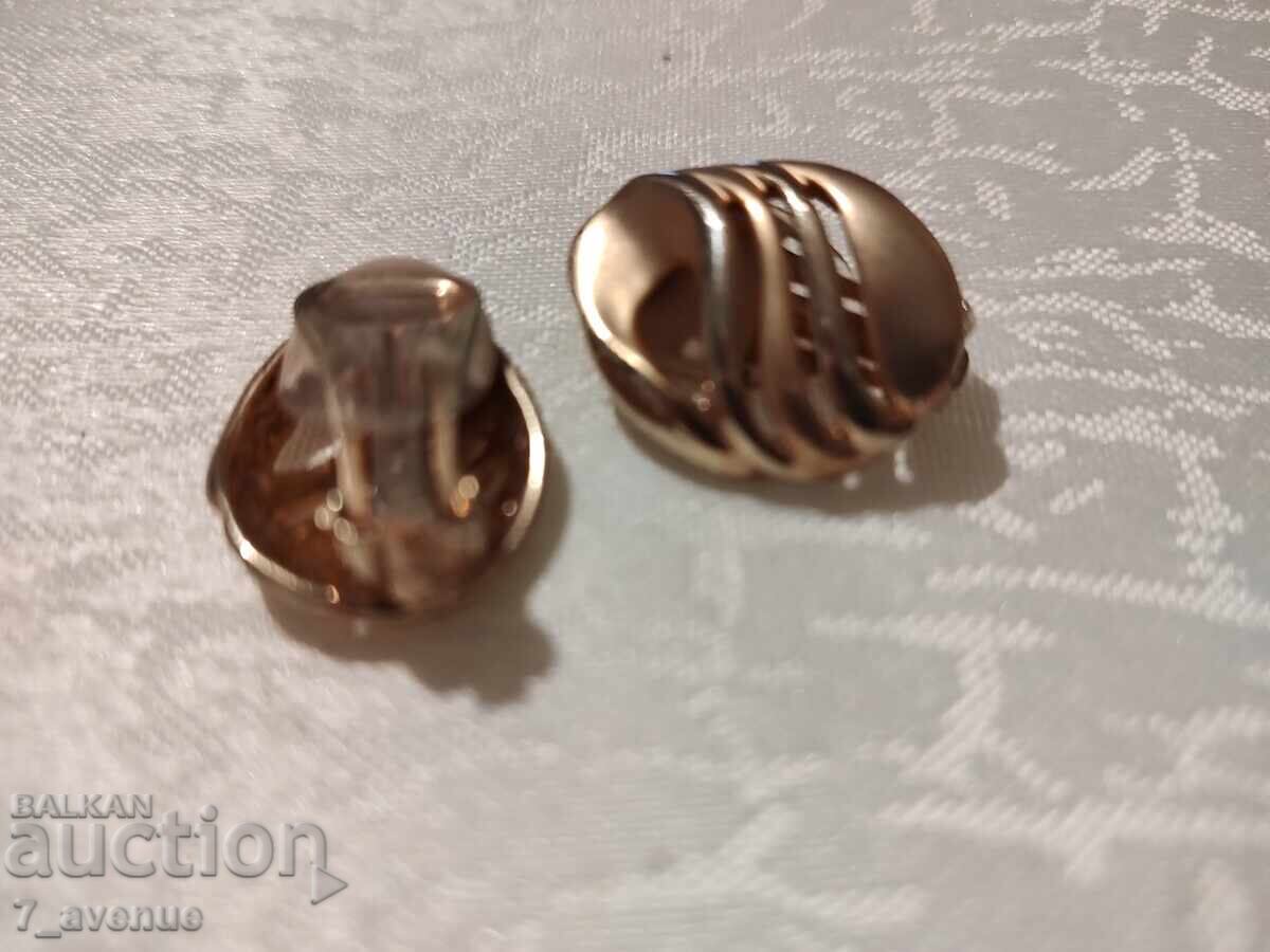 Earrings - clip-on, 70s, beautiful, elegant, 27.03.25