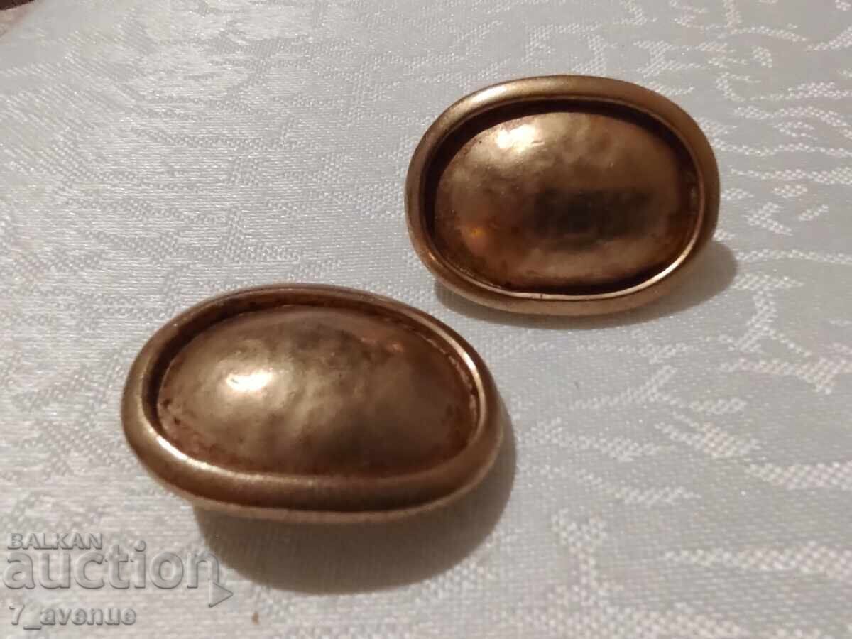 Σκουλαρίκια - κλιπς, 70s, επιχρυσωμένα όμορφα, κομψά, 27.03.25