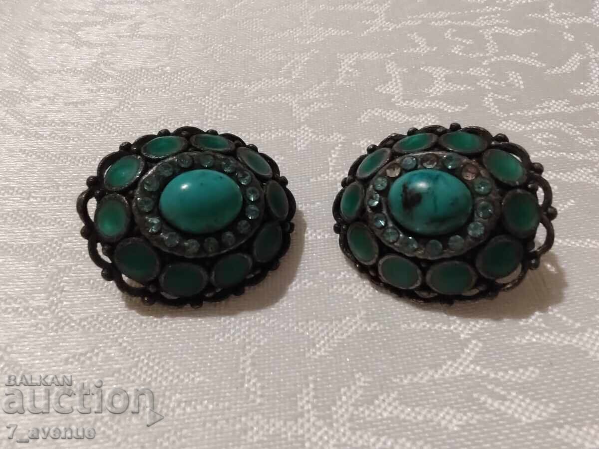 Earrings - clip-on, 70s, beautiful, elegant, 27.03.25 with price 49.00 BGN | € 25.05 Earrings - clip-on, 70s, beautiful, elegant, 27.03.25 with price 49.00 BGN | € 25.05