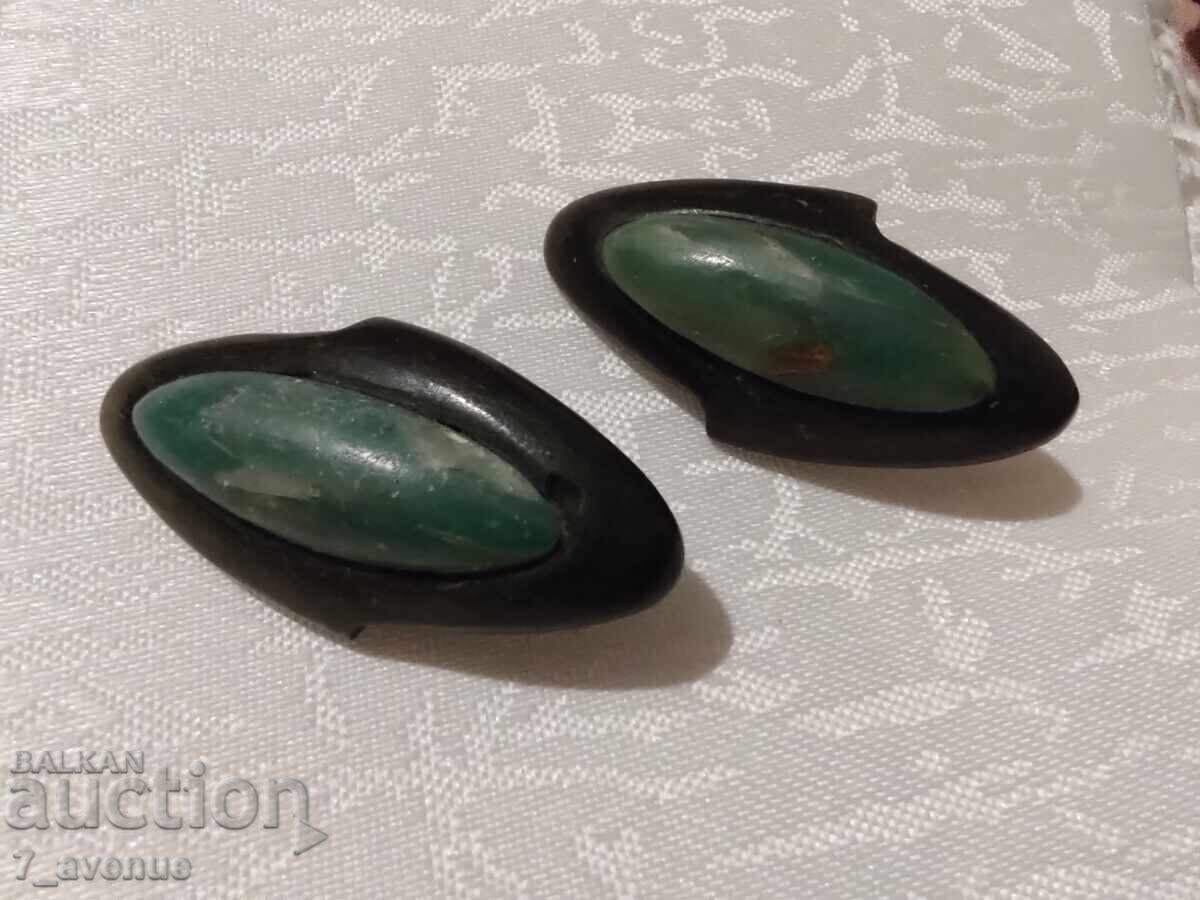 Auction Earrings - clip-on, 70s, beautiful, elegant, 27.03.25 Auction Earrings - clip-on, 70s, beautiful, elegant, 27.03.25