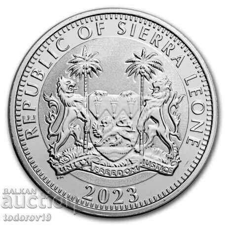 Silver 1 oz Egyptian Goddess Isis Sierra Leone 2023 with price 155.99 BGN | € 79.76 Silver 1 oz Egyptian Goddess Isis Sierra Leone 2023 with price 155.99 BGN | € 79.76