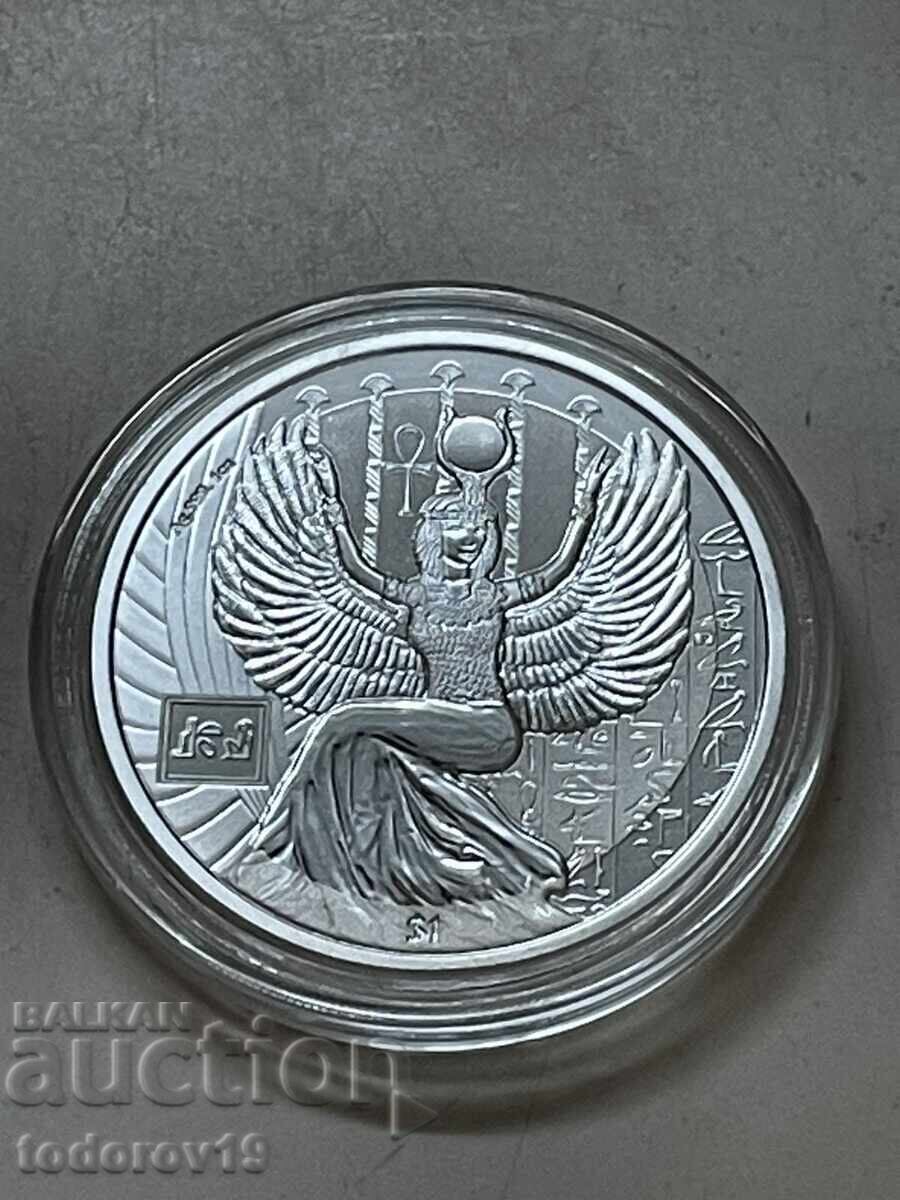Auction Silver 1 oz Egyptian Goddess Isis Sierra Leone 2023 Auction Silver 1 oz Egyptian Goddess Isis Sierra Leone 2023